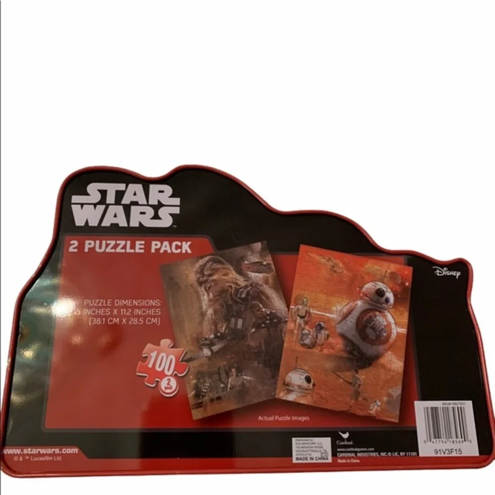 Disney Star Wars 2 Puzzle Pack with Collectors Tin